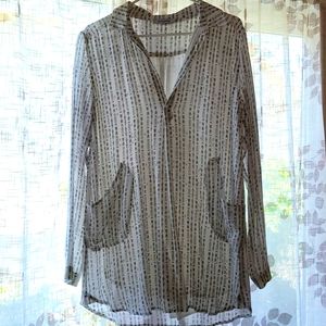 Long sleeved lightweight dress